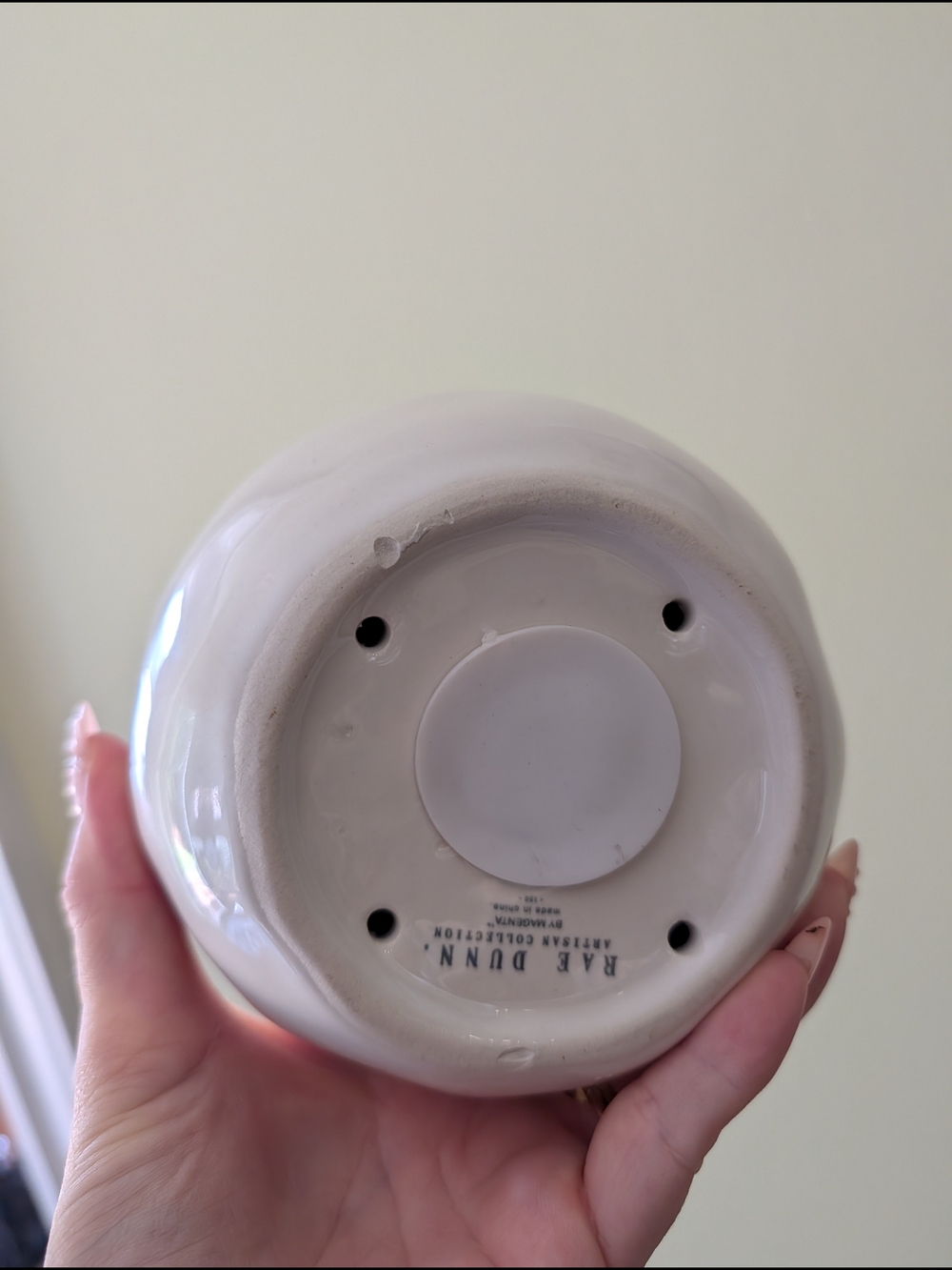 Ceramic Bird Nesting House - White "REST" Design Rae Dunn - Picture 4 of 4